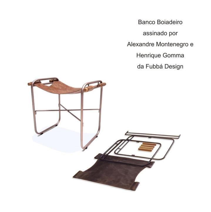 Banco Boiadeiro assinado por Alexandre Montenegro e Henrique Gomma da Fubbá Design